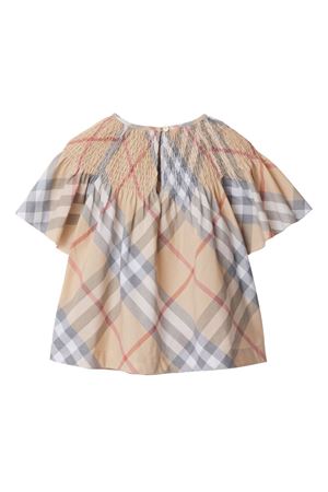 top in cotone check BURBERRY KIDS | 8100059A2205